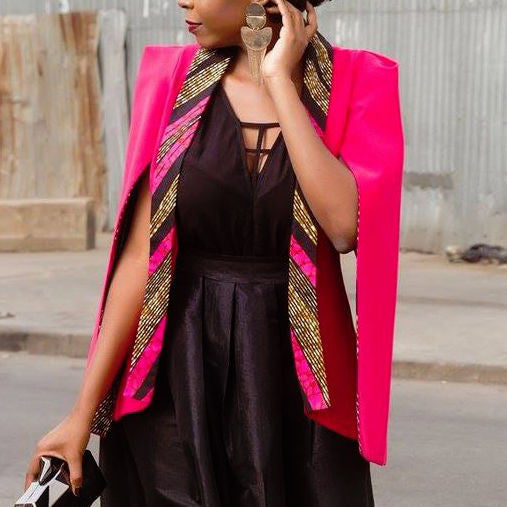 Nice match: Cape Blazer & African fabrics