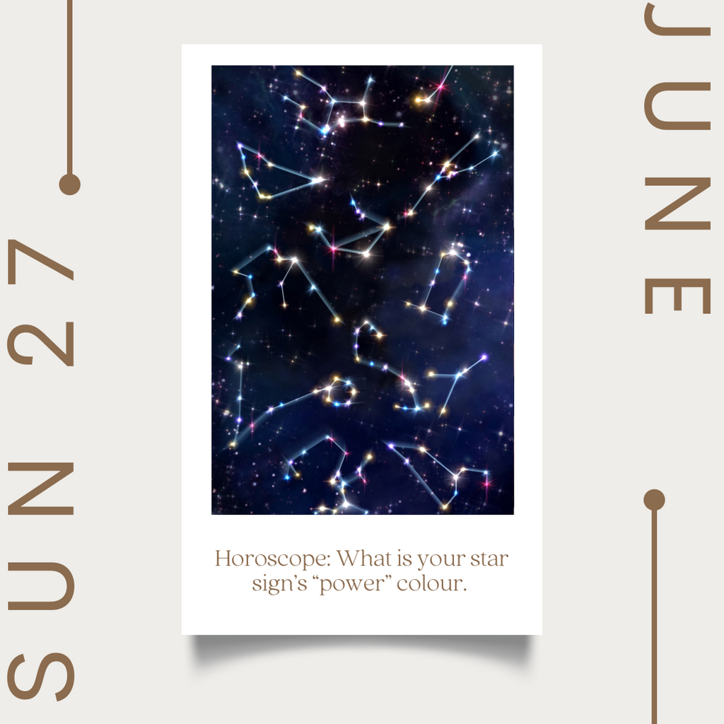 What is your star sign's "power" colour?