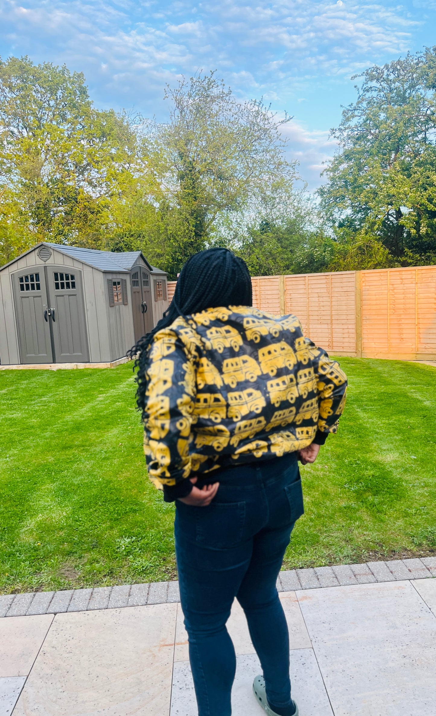 Danfo Bus 🚌 Ankara African Print Bomber Jacket in by Eldimaa Fashion