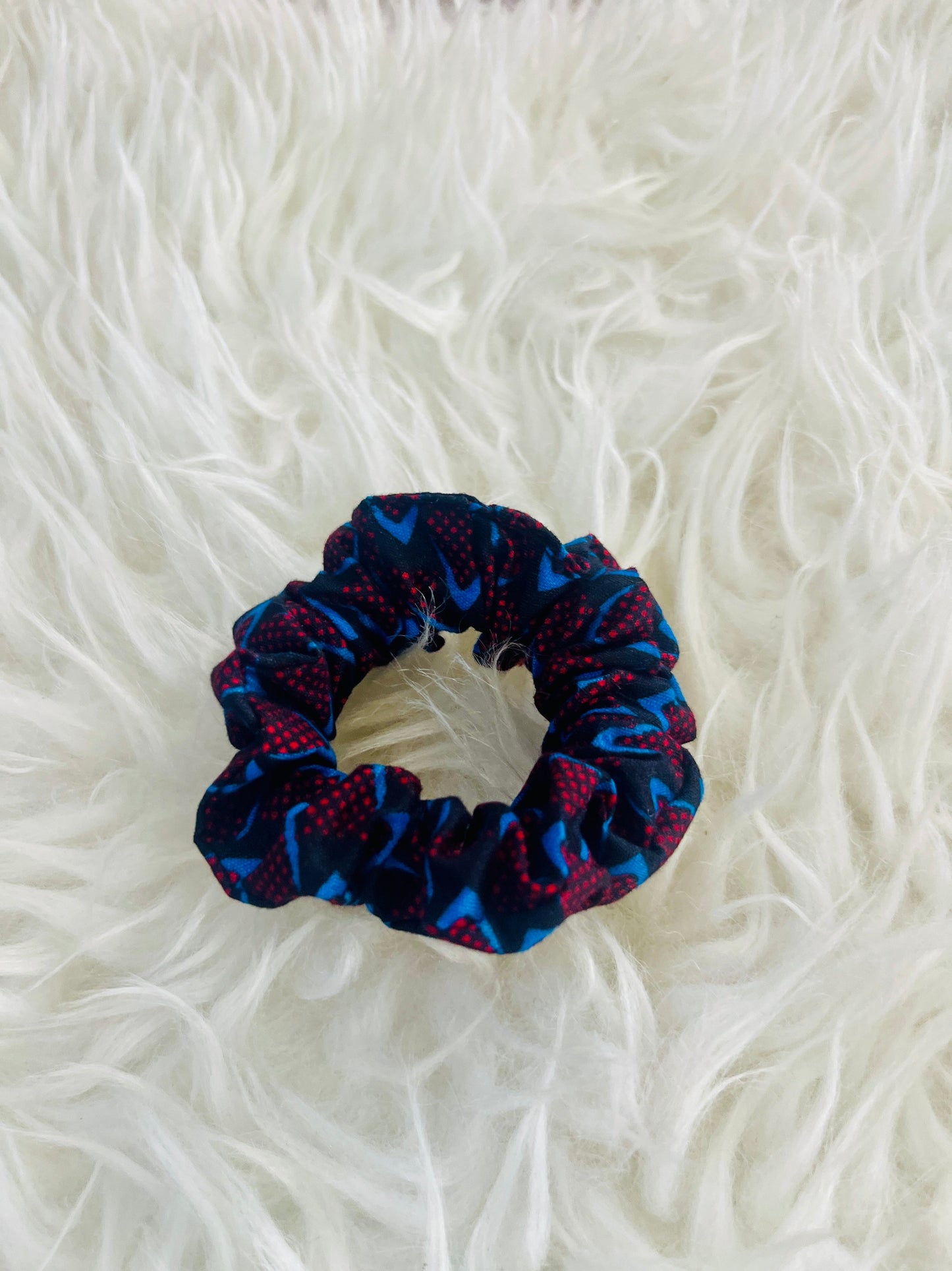 Pack of 4 Ankara African Print Hair Scrunchie Wrist Band