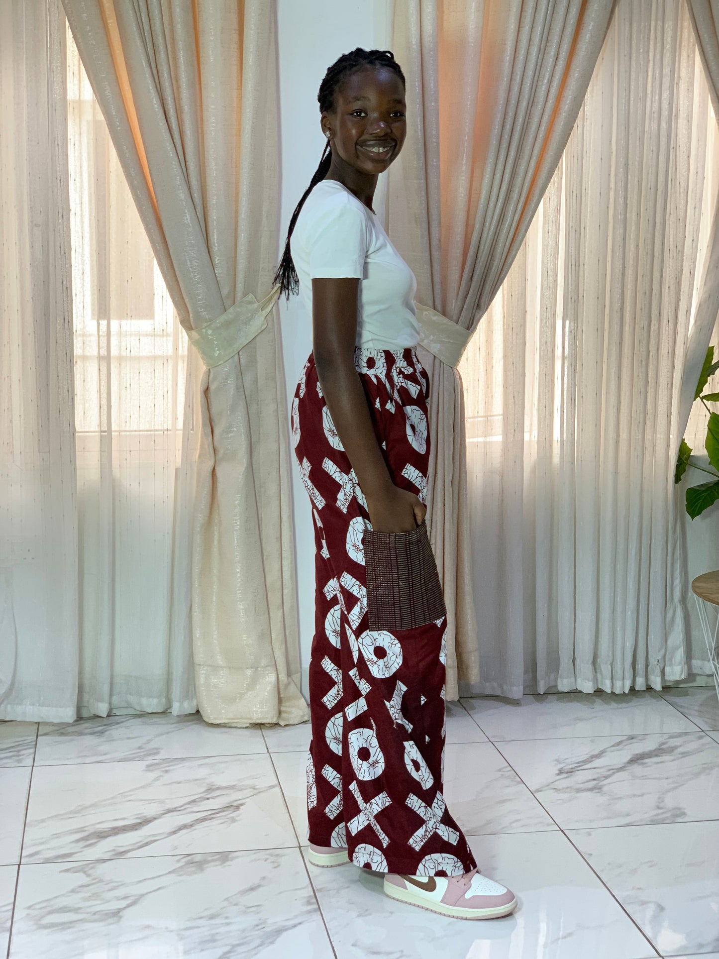 Mum & Me 🤎💜💚💙💛🧡 XO Ankara African Print Crago & Aso-Oke Trousers Pant