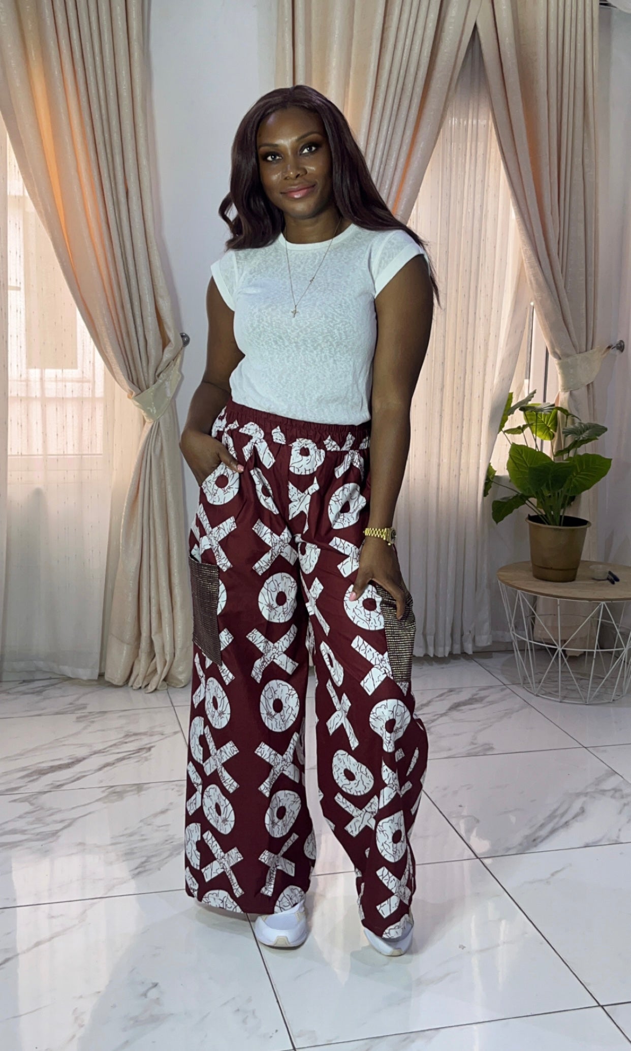 Mum & Me 🤎💜💚💙💛🧡 XO Ankara African Print Crago & Aso-Oke Trousers Pant