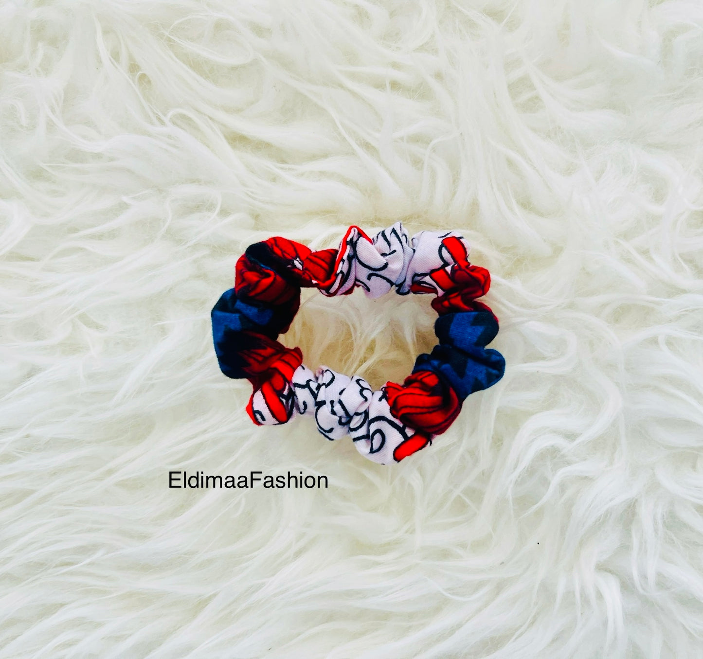 Ankara African Print Hair Scrunchie Wrist Band