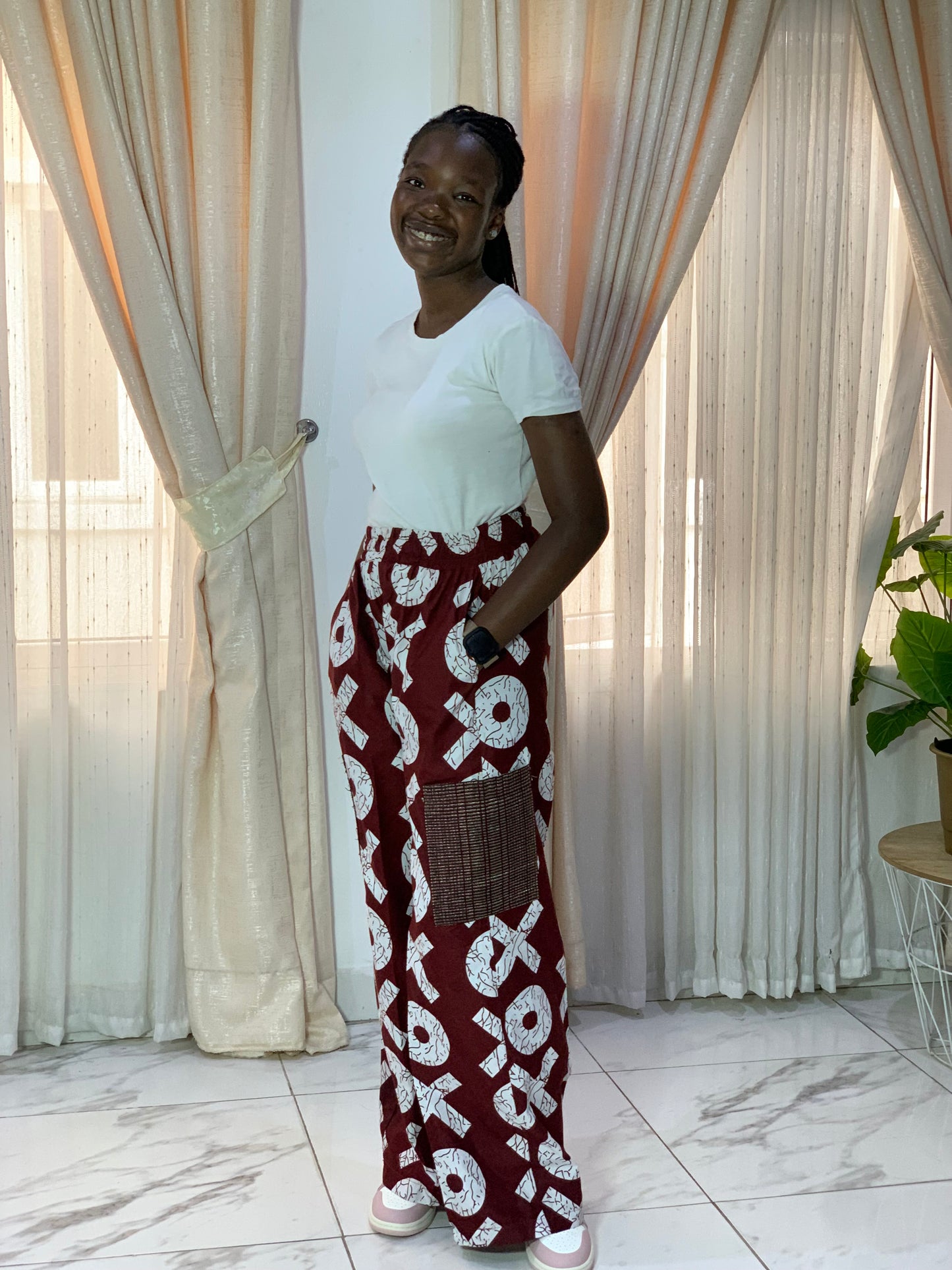 Mum & Me 🤎💜💚💙💛🧡 XO Ankara African Print Crago & Aso-Oke Trousers Pant