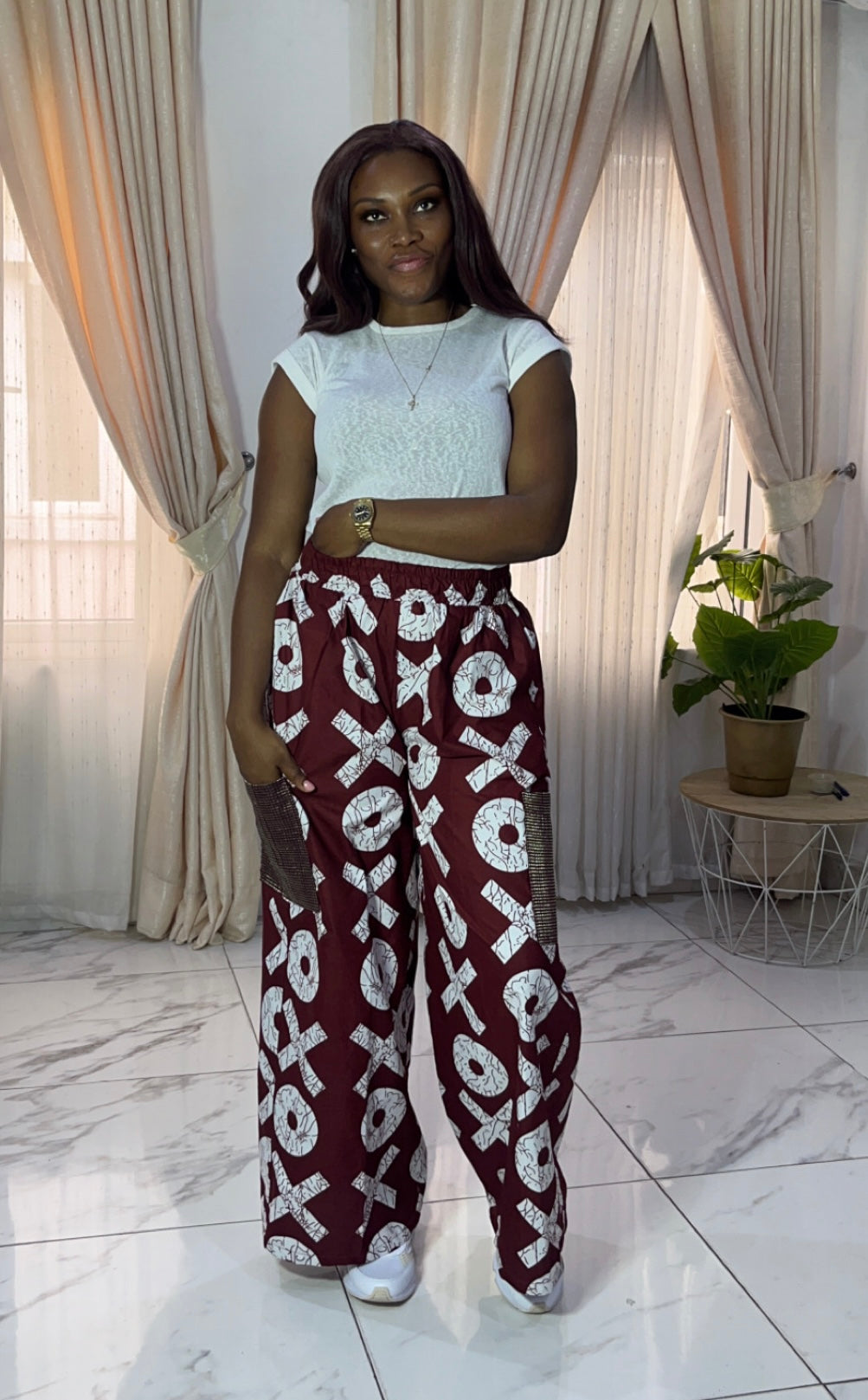 Mum & Me 🤎💜💚💙💛🧡 XO Ankara African Print Crago & Aso-Oke Trousers Pant