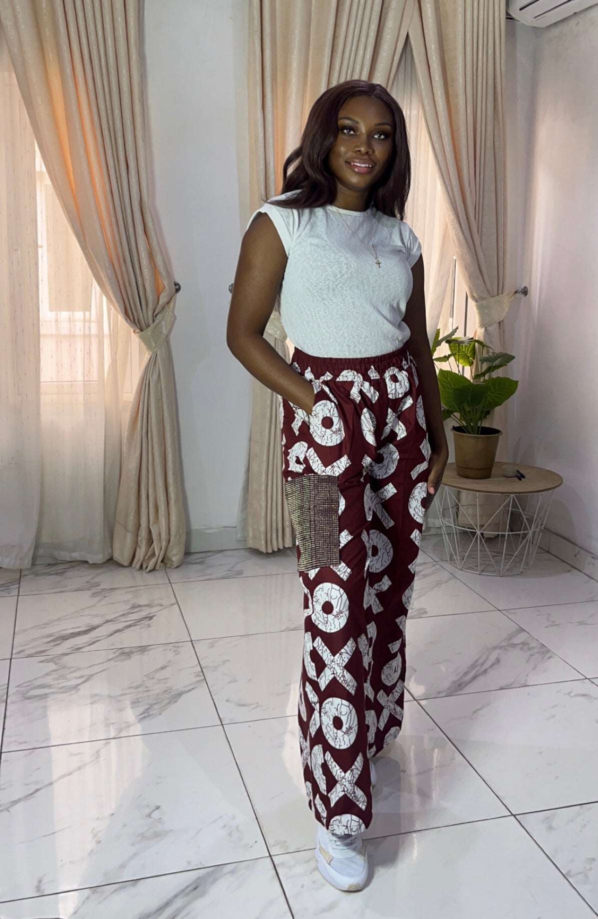 Mum & Me 🤎💜💚💙💛🧡 XO Ankara African Print Crago & Aso-Oke Trousers Pant