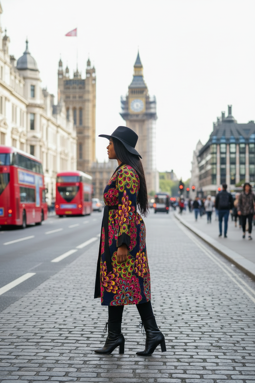 The Zarina in Black and Pink