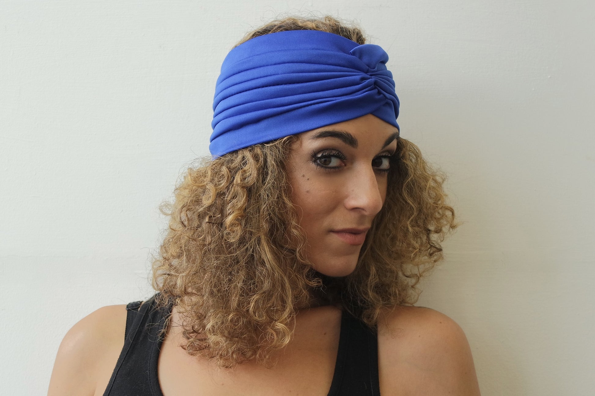 Blue Half Turban for Women - Eldimaa Fashion