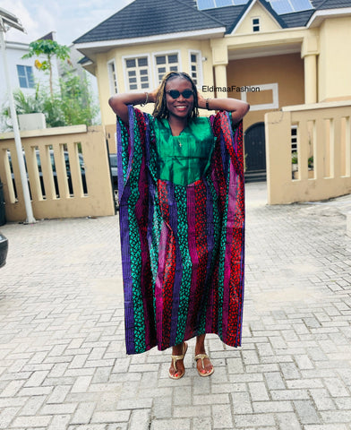 Adire and Asọ oke Dress