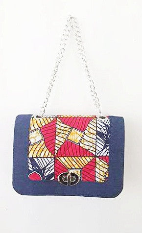 African Print Red Handbag by Eldimaa - Eldimaa Fashion