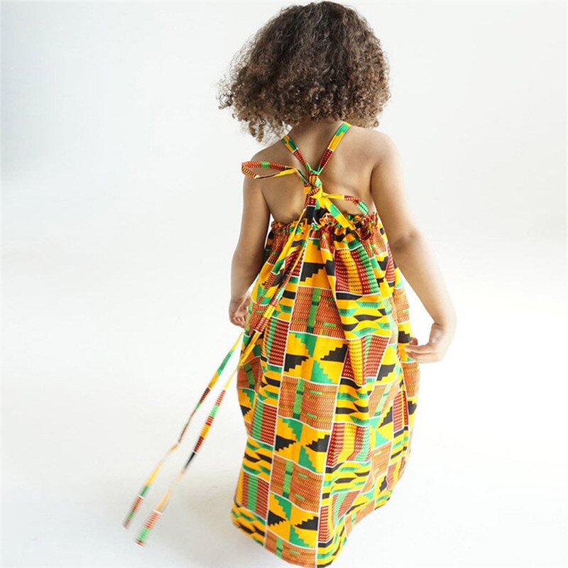 African Print Ankara Kente Dress for Baby and Girls - Eldimaa Fashion